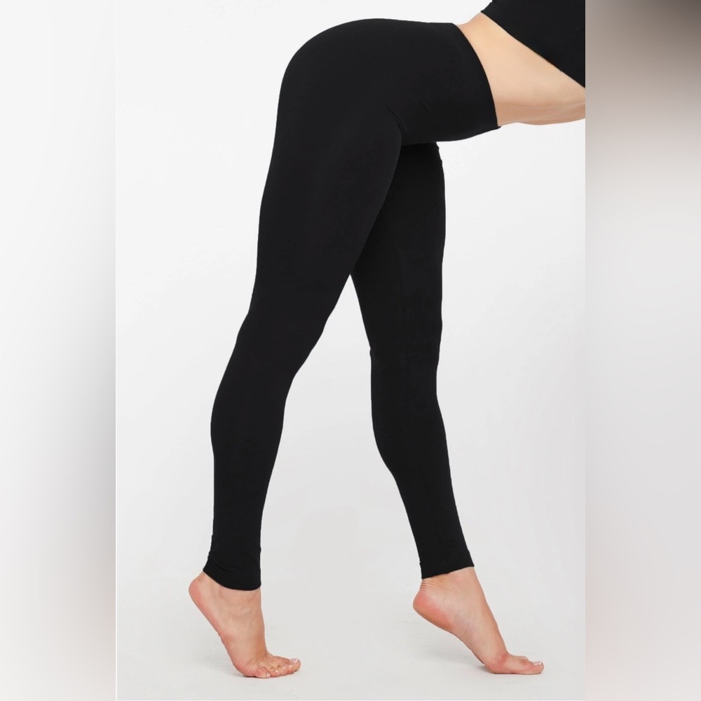 Sociology Black Fleece Lined High-Waisted Leggings OS (M/L) Queen – NWT